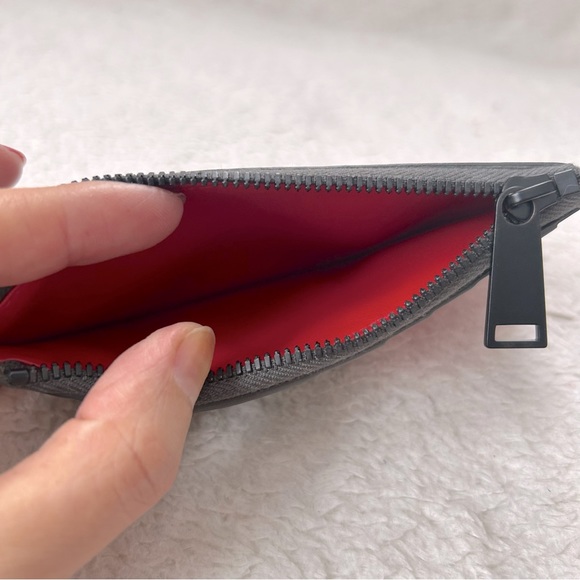 NWT Authentic Bottega Veneta Intriciato Leather Bicolor Zipped Card Case - Picture 3 of 5